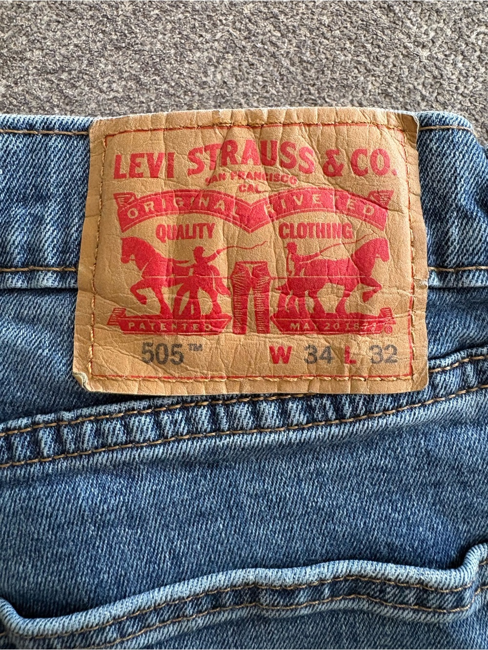 Men’s Levi’s 505’s